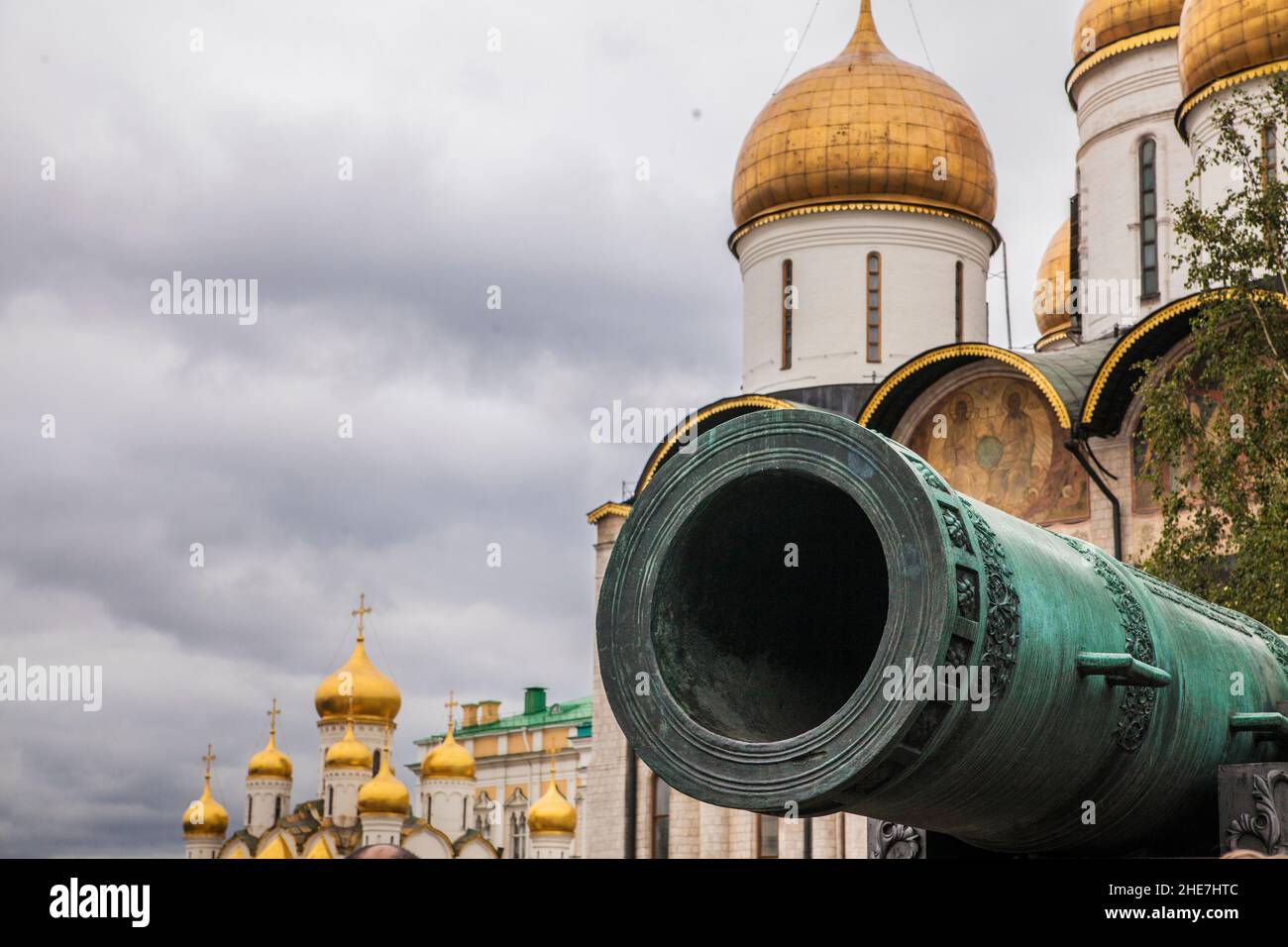 Mosca, Russia - Ottobre 2017 - Chiesa nel Cremlino di Mosca Foto Stock