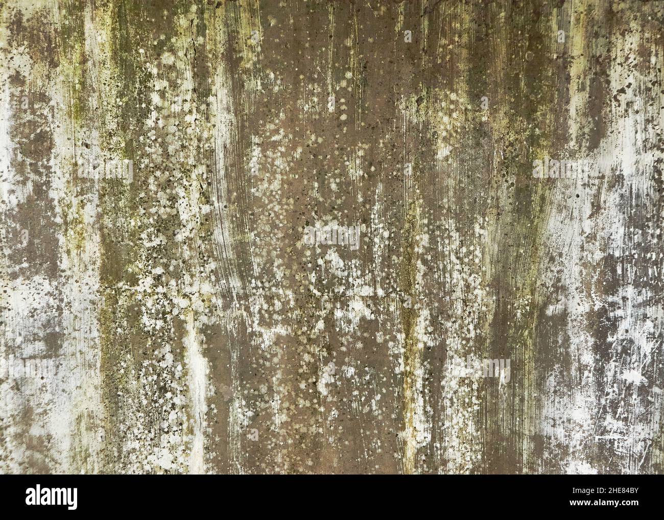 Trama astratta su vecchio muro di casa abbandonata. Eccellente sfondo astratto Foto Stock