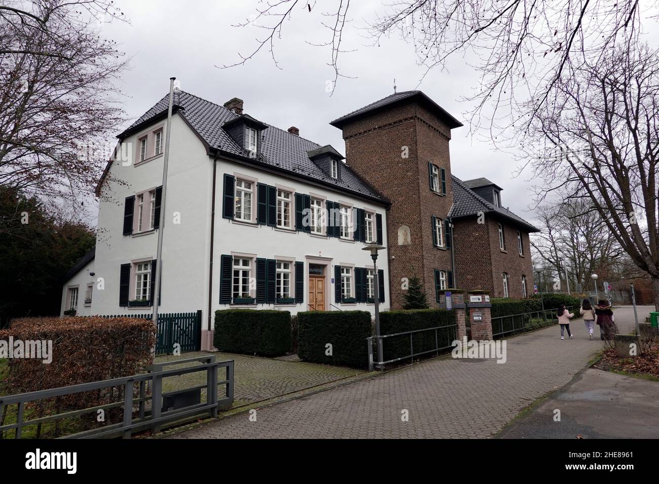 Rentamt, auch Renterei oder Rentei, denkmalgeschütztes Gebäuse aus dem 17. Jahrhundert, Nordrhein-Westfalen, Deutschland, Erftstadt-Liblar Foto Stock