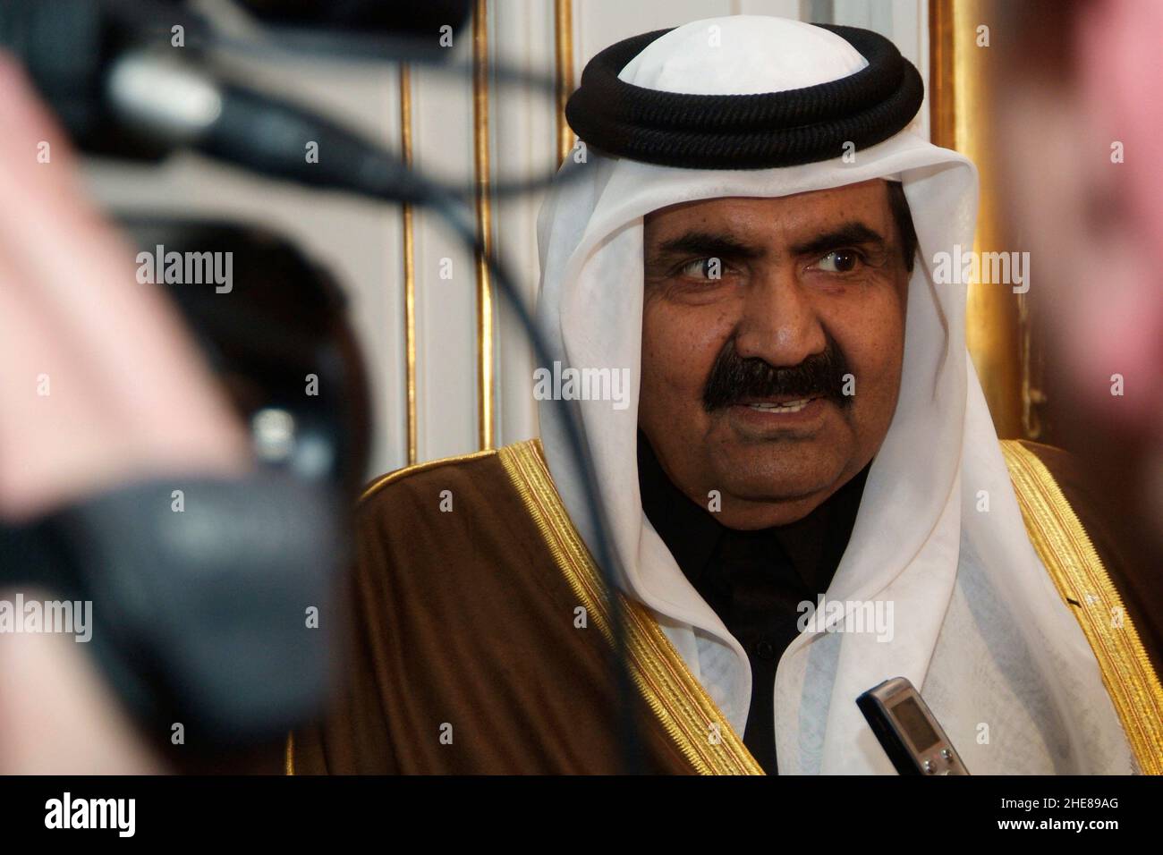 Vienna, Austria. Dicembre 31, 2010. Visita di Stato dell'emiro del Qatar all'Hofburg a Vienna. La foto mostra l'emiro del Qatar, Sheikh Hamad bin Khalifa al-Thani Foto Stock