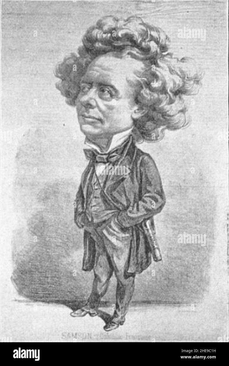 Samson Joseph-Isidore, caricatura. Foto Stock
