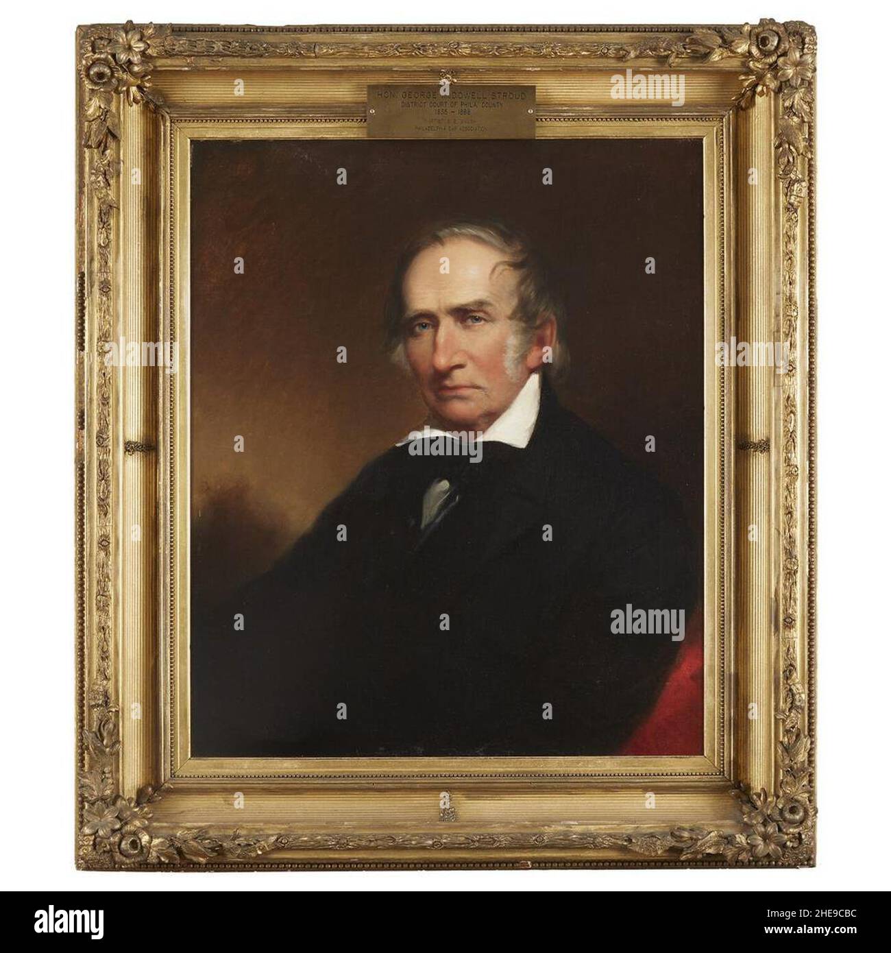 Samuel Bell Waugh (1814-1885), Ritratto di George McDowell Stroud (1795-1875). Foto Stock