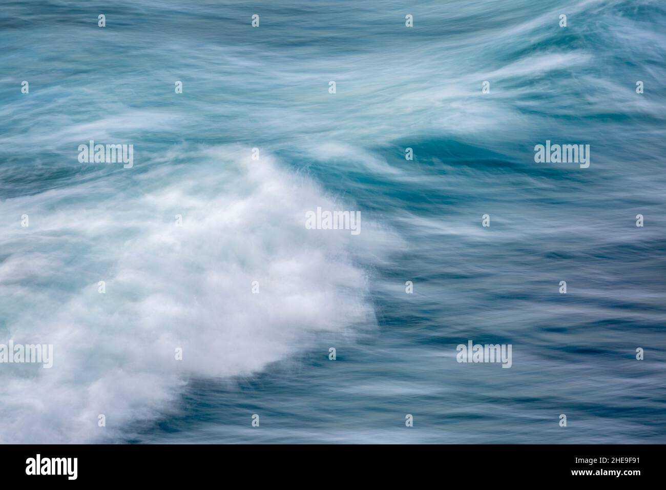 USA, California, la Jolla, Wave abstract, #3 Foto Stock