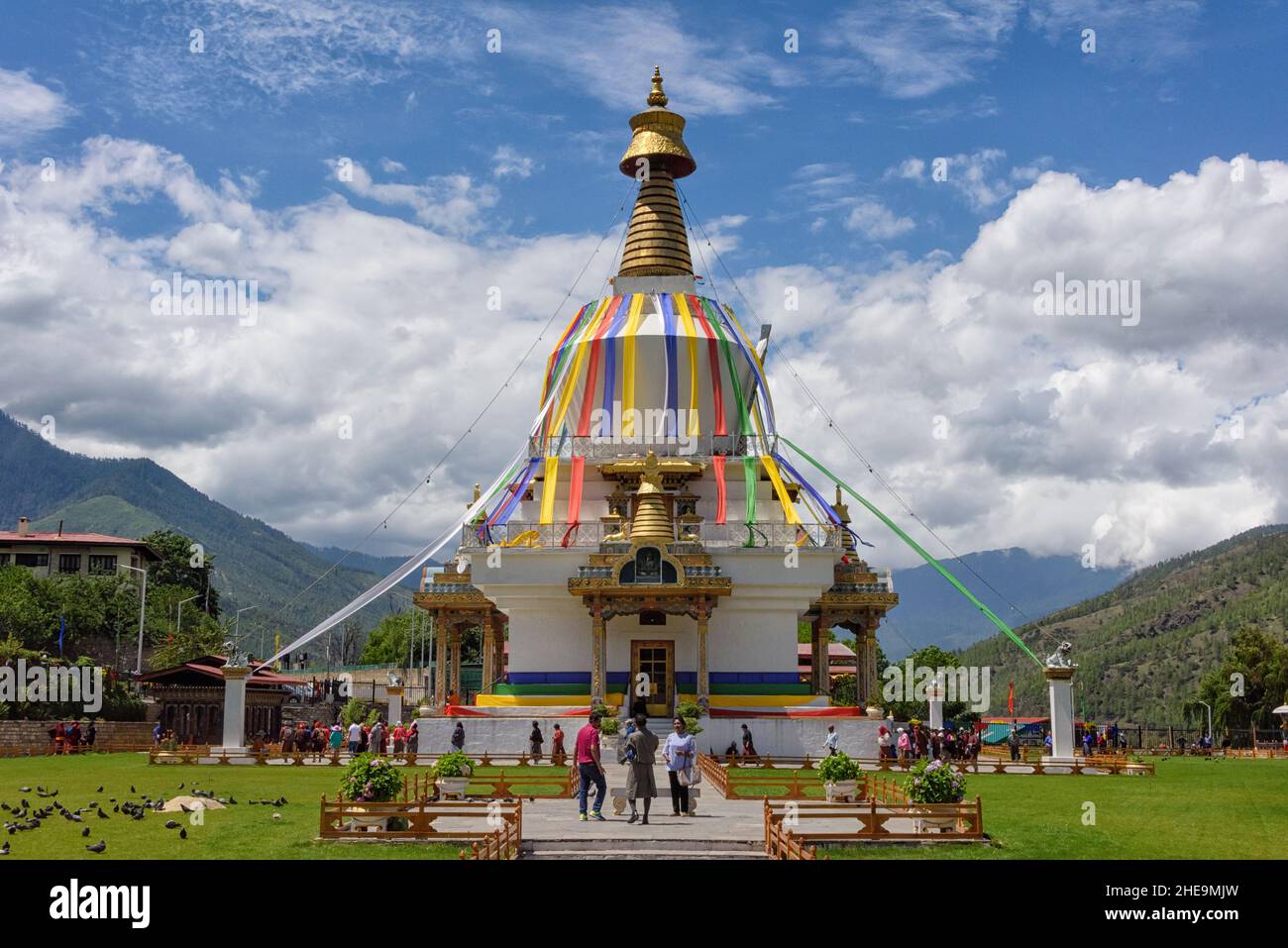 National Memorial Chorten, Thimphu Bhutan Foto Stock