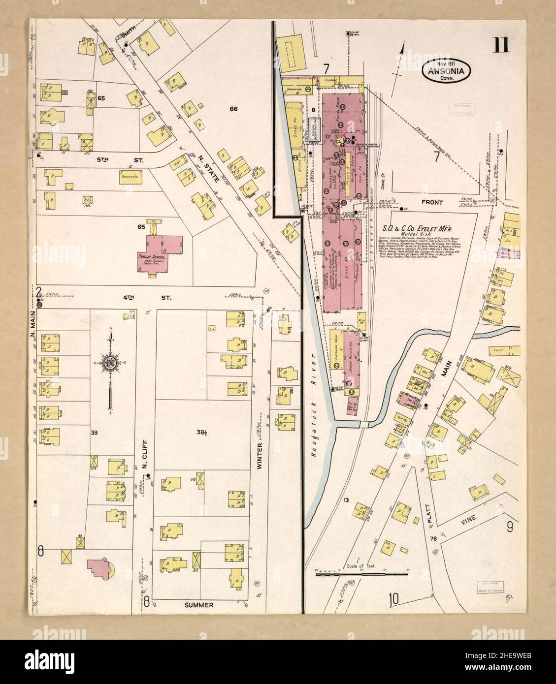 Ansonia connecticut mappa immagini e fotografie stock ad alta risoluzione Alamy