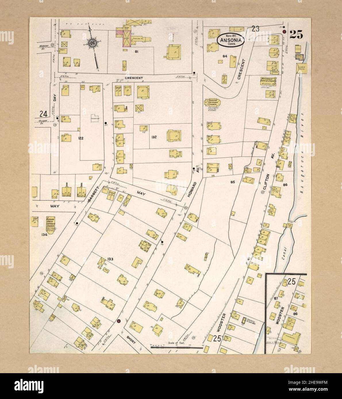 Mappa di ansonia immagini e fotografie stock ad alta risoluzione Alamy