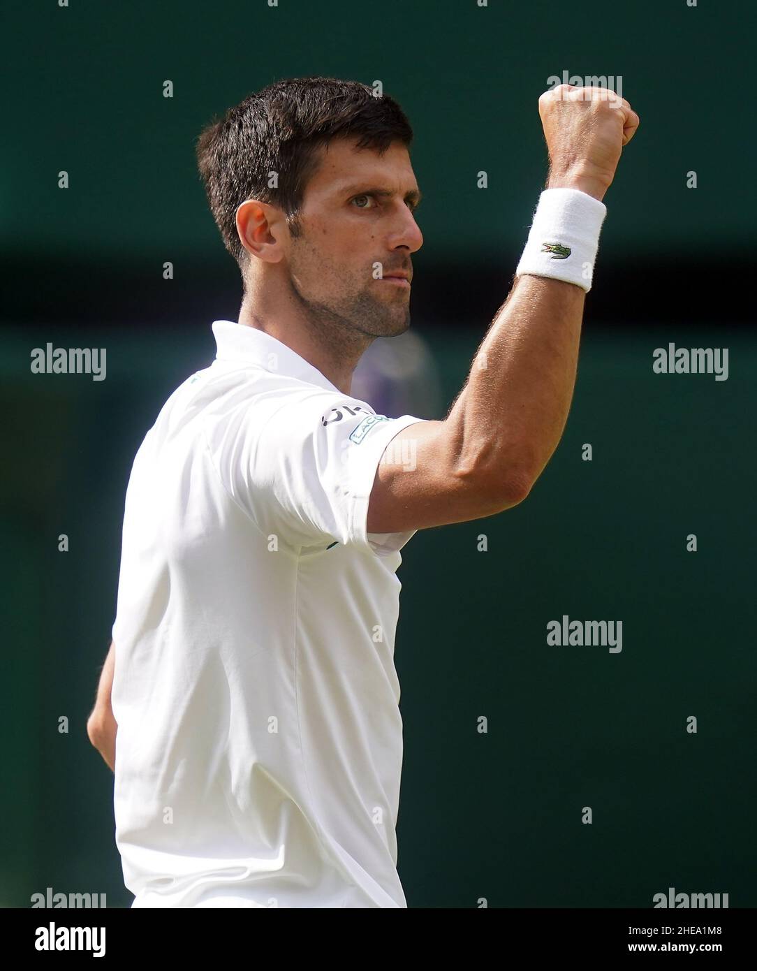 Foto dell'archivio del 11-07-2021 di Novak Djokovic. Il giocatore di tennis numero uno al mondo, Novak Djokovic, ha vinto un appello contro la decisione di rifiutargli un visto presso il Tribunale del circuito Federale dell’Australia davanti all’Australian Open. Data di emissione: Lunedì 10 gennaio 2022. Foto Stock