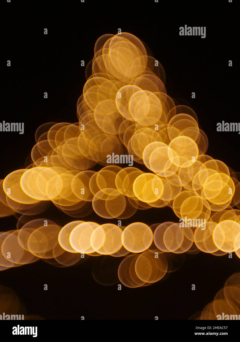 Casa di Natale stagionale decorazione luci Foto Stock