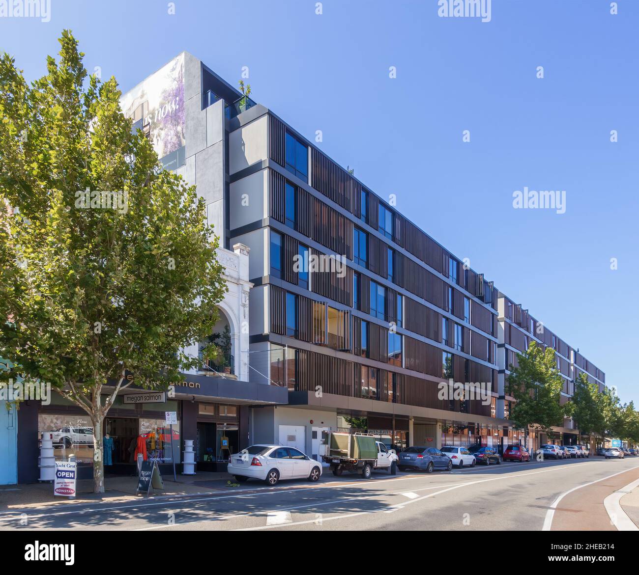 Fremantle, WA, Australia - edificio di appartamenti LIV di Hassell Foto Stock