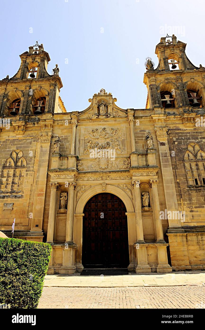 Basilica dei Reales Alcazares de Ubeda a Jaen, Andalusia. Foto Stock