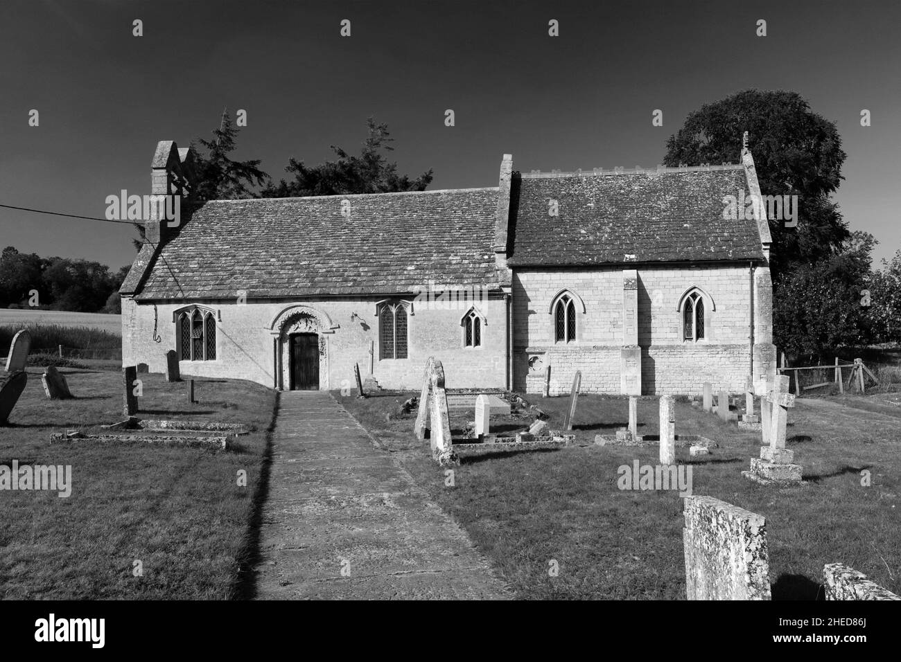 Chiesa di Santa Maria Maddalena, villaggio di Essendine, contea di Rutland, Inghilterra, Regno Unito Foto Stock