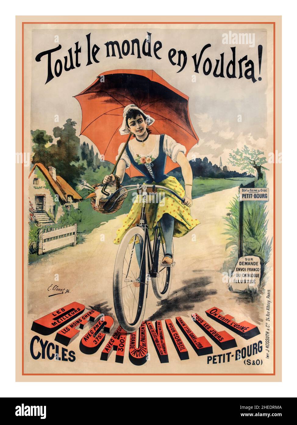 Poster della bicicletta francese immagini e fotografie stock ad alta  risoluzione - Alamy