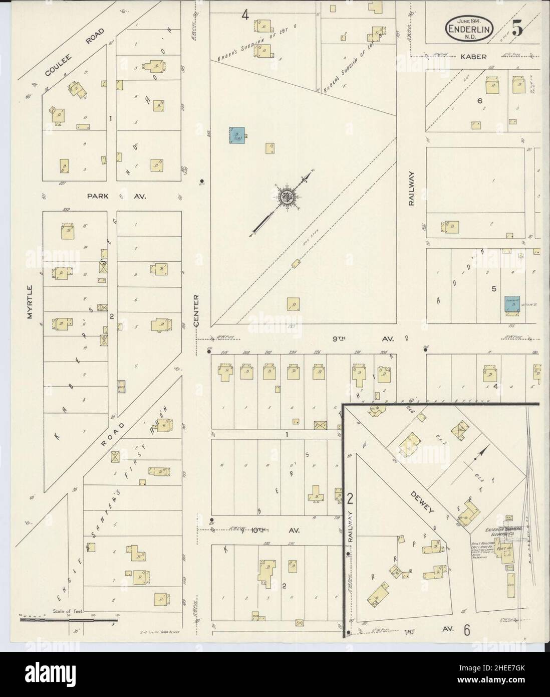 Enderlin mappa del dakota del nord immagini e fotografie stock ad alta