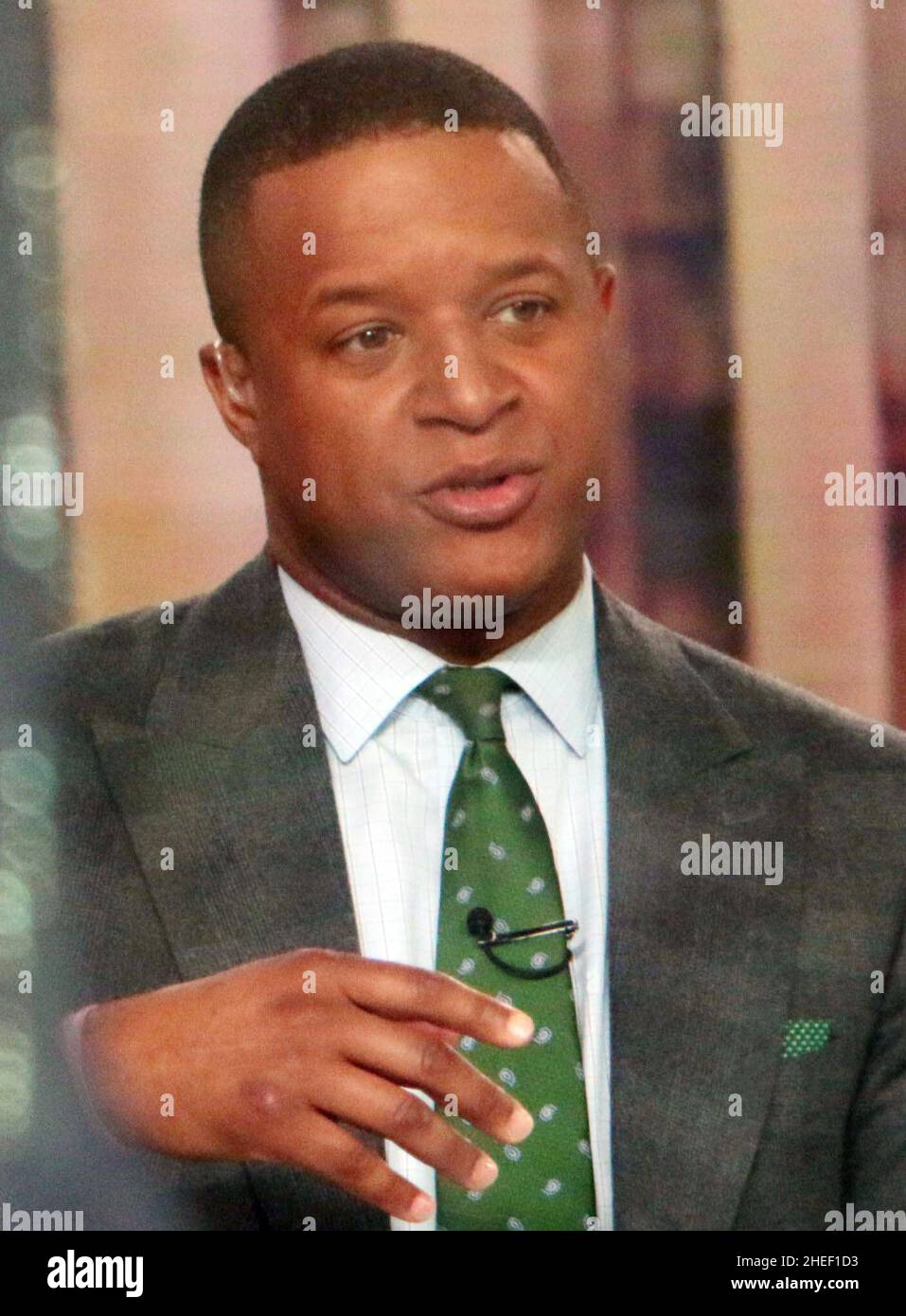 January 10, 2022.Craig Melvin on Today Show a New York January 10, 2022 Credit:RW/MediaPunch Foto Stock