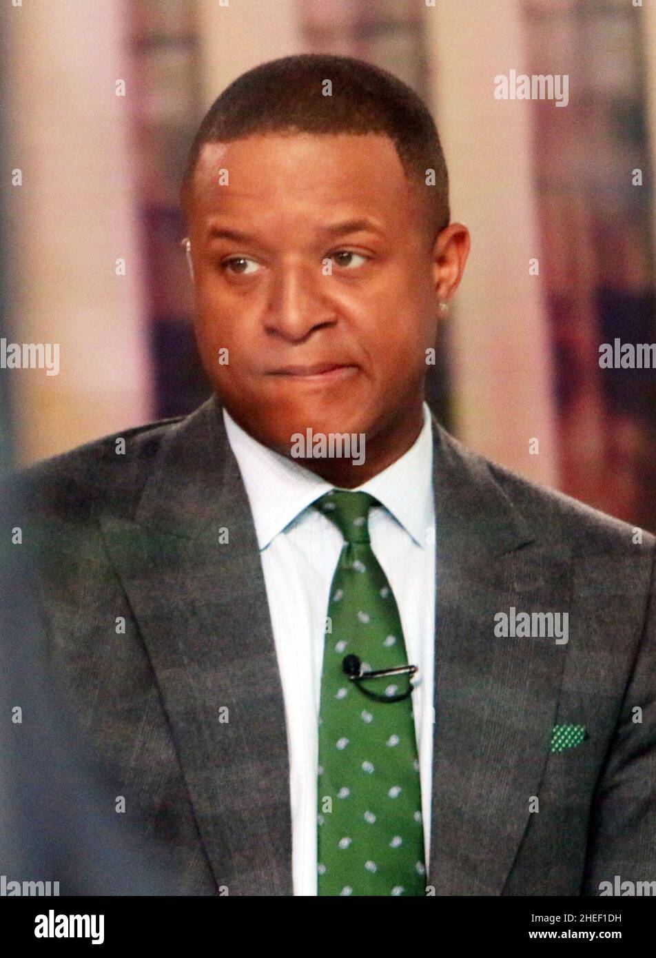 January 10, 2022.Craig Melvin on Today Show a New York January 10, 2022 Credit:RW/MediaPunch Foto Stock