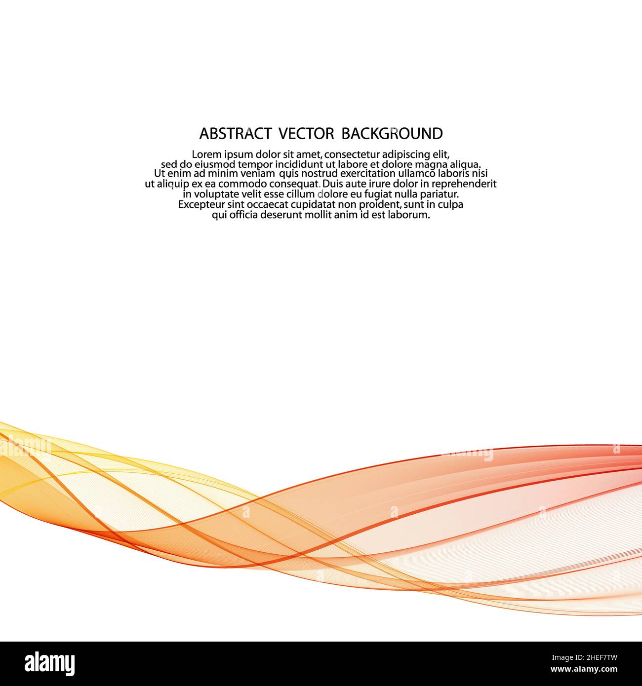 astratto onda colorata. illustrazione moderna. Foto Stock