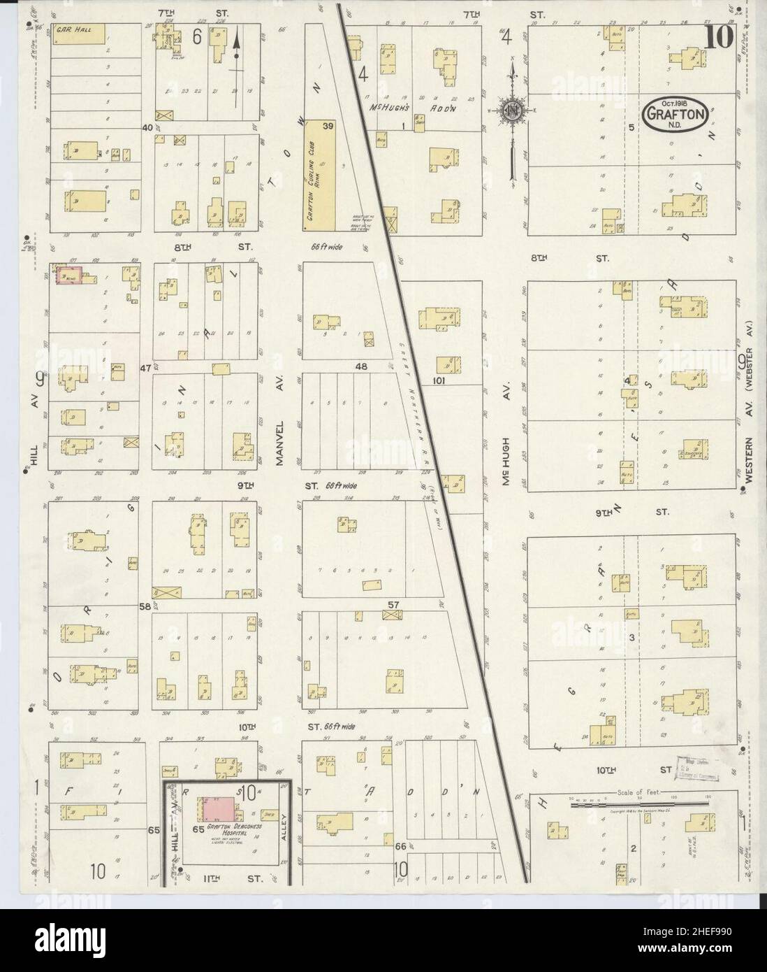 Grafton mappa del dakota del nord immagini e fotografie stock ad alta risoluzione Alamy
