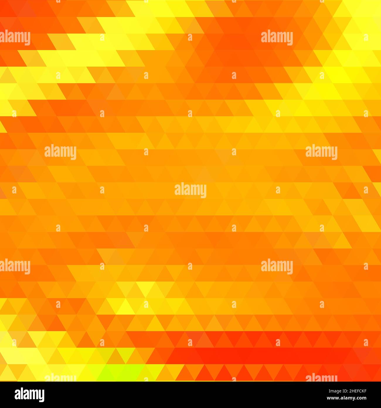 sfondo triangoli arancione e giallo Foto Stock