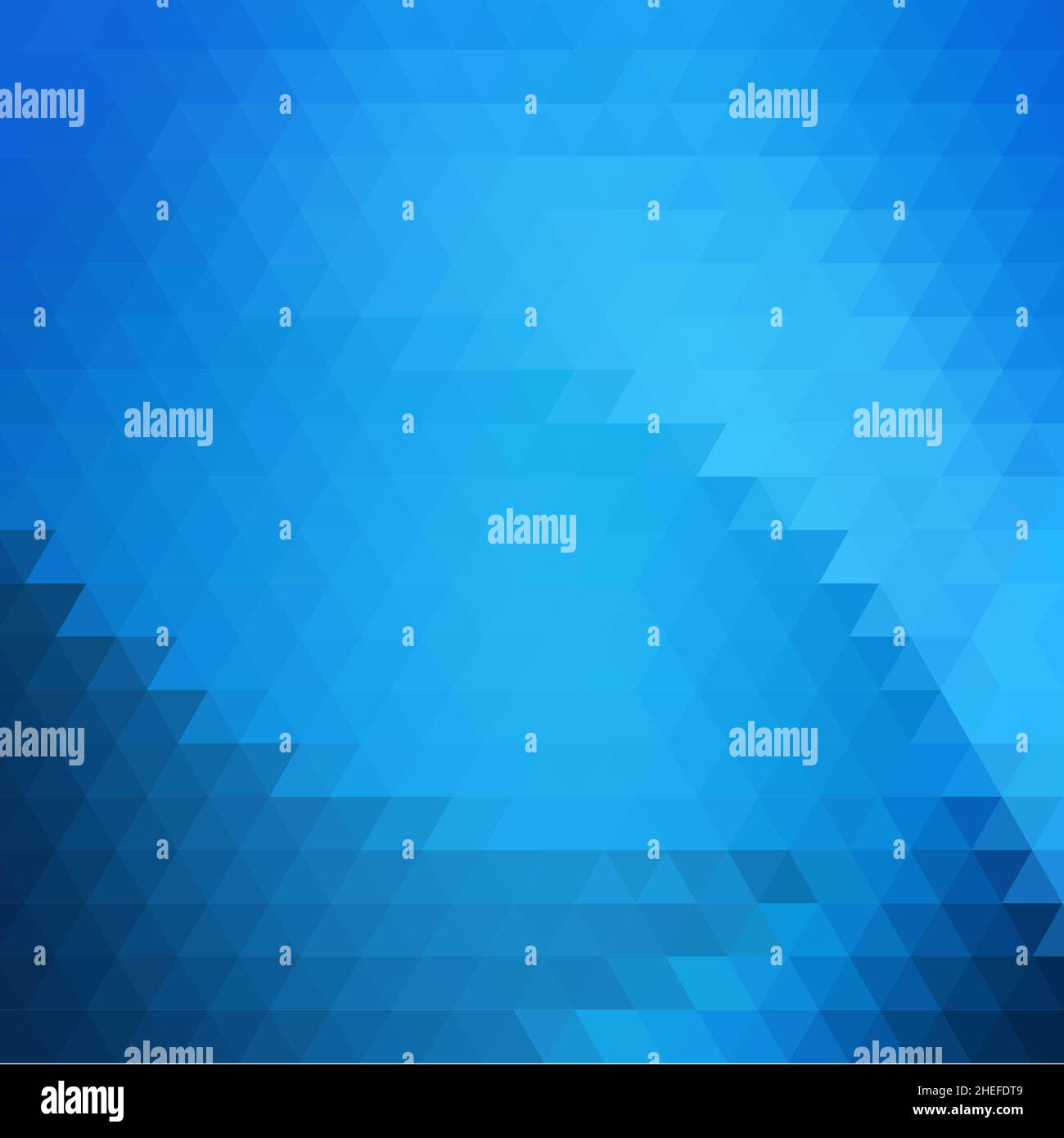 sfondo blu triangoli. Illustrazione moderna. Stile poligonale. Foto Stock