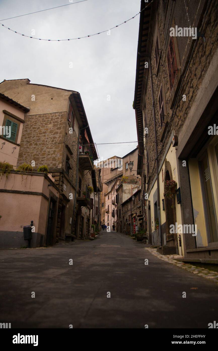 Milano, Italia. 4th Jan 2022. La Tuscia e l'alta Tuscia di Viterbo, l'antica terra degli Etruschi (Credit Image: © Carlo Vergani/Pacific Press via ZUMA Press Wire) Foto Stock