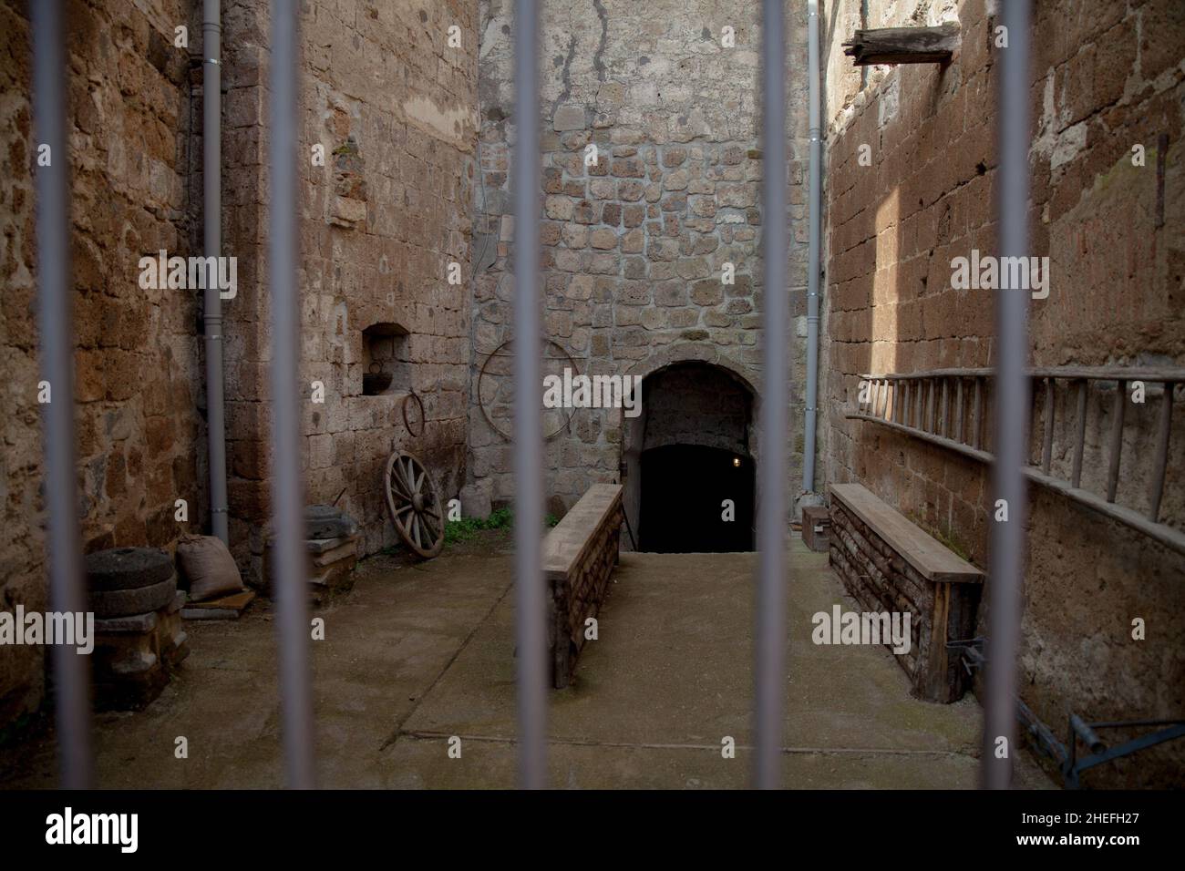 Milano, Italia. 5th Jan 2022. La Tuscia e l'alta Tuscia di Viterbo, l'antica terra degli Etruschi (Credit Image: © Carlo Vergani/Pacific Press via ZUMA Press Wire) Foto Stock