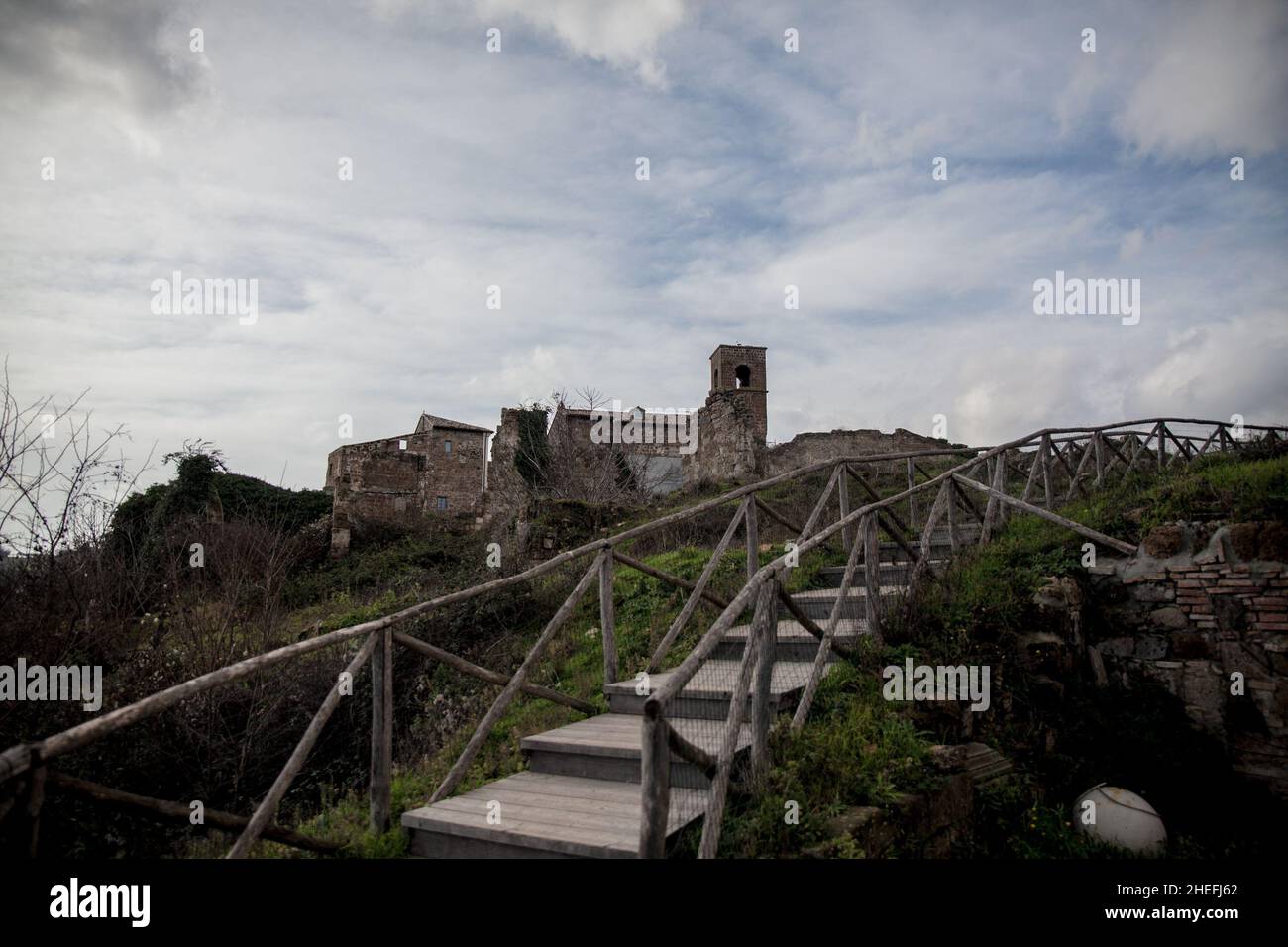 Milano, Italia. 5th Jan 2022. La Tuscia e l'alta Tuscia di Viterbo, l'antica terra degli Etruschi (Credit Image: © Carlo Vergani/Pacific Press via ZUMA Press Wire) Foto Stock