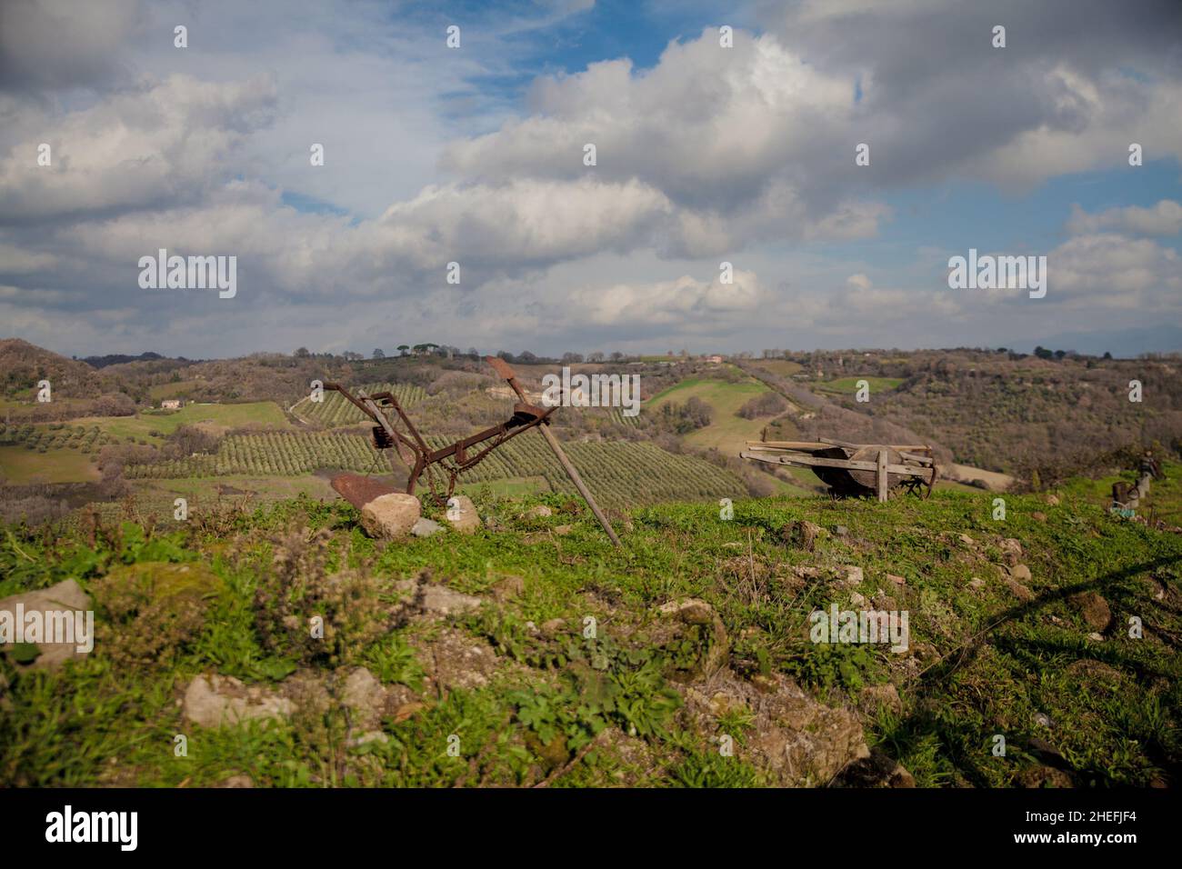 Milano, Italia. 5th Jan 2022. La Tuscia e l'alta Tuscia di Viterbo, l'antica terra degli Etruschi (Credit Image: © Carlo Vergani/Pacific Press via ZUMA Press Wire) Foto Stock