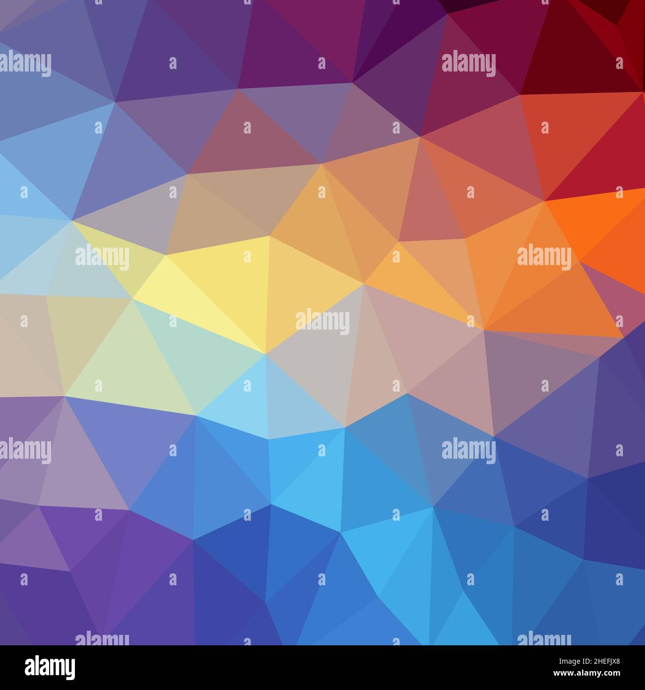 sfondo triangolare astratto di colore chiaro Foto Stock