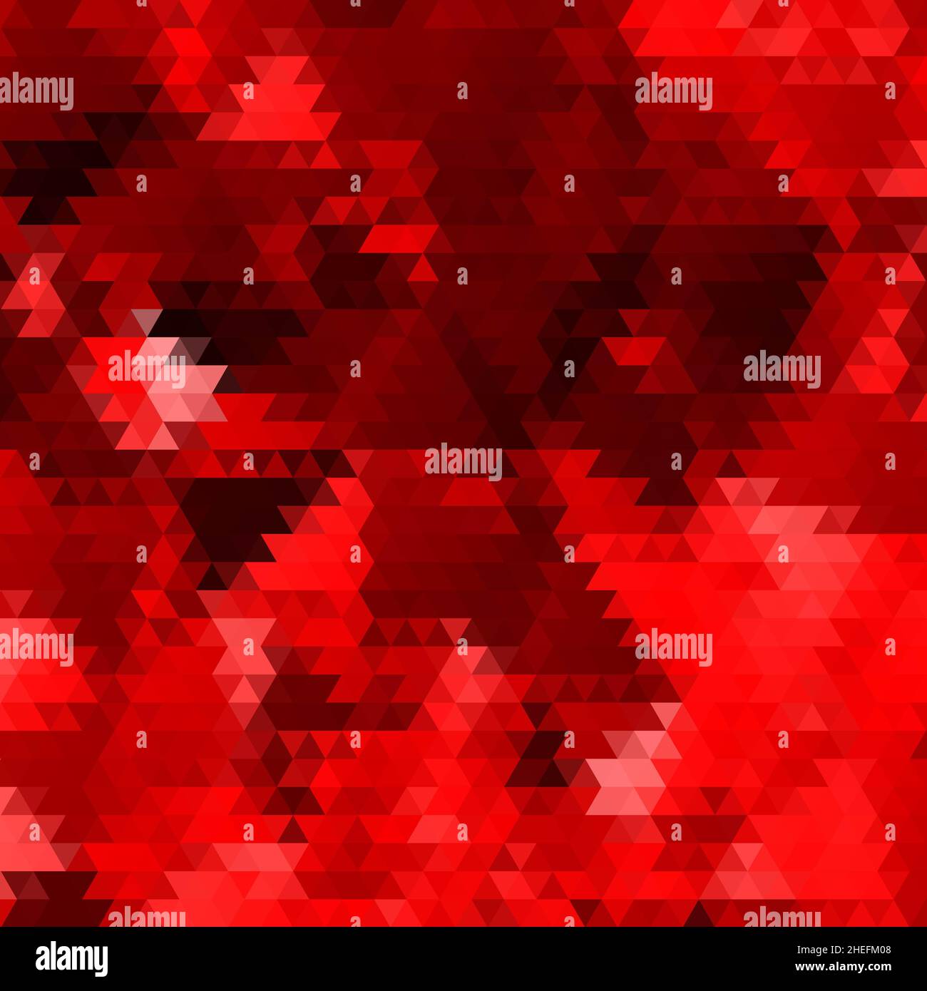 sfondo triangolare rosso. modello astratto per la presentazione Foto Stock