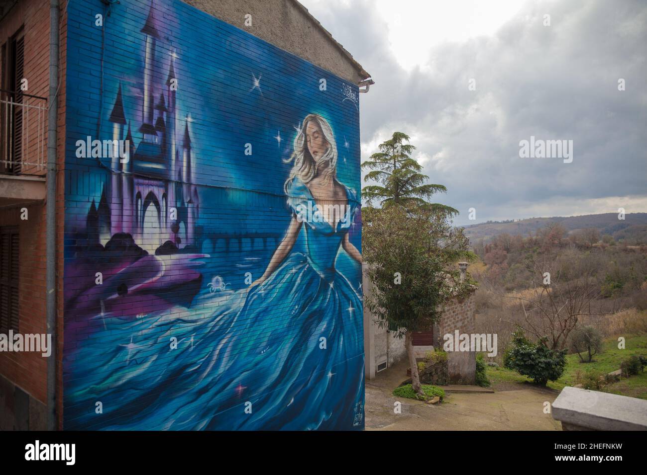Milano, Italia. 5th Jan 2022. La Tuscia e l'alta Tuscia di Viterbo, l'antica terra degli Etruschi (Credit Image: © Carlo Vergani/Pacific Press via ZUMA Press Wire) Foto Stock