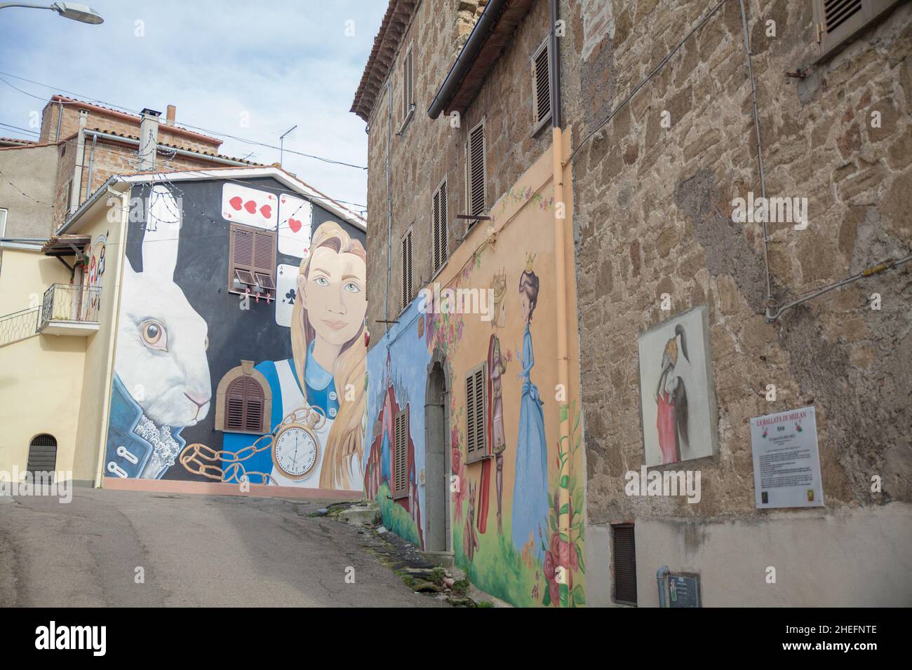 Milano, Italia. 5th Jan 2022. La Tuscia e l'alta Tuscia di Viterbo, l'antica terra degli Etruschi (Credit Image: © Carlo Vergani/Pacific Press via ZUMA Press Wire) Foto Stock