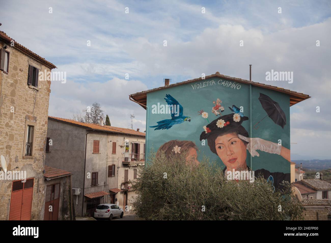 Milano, Italia. 5th Jan 2022. La Tuscia e l'alta Tuscia di Viterbo, l'antica terra degli Etruschi (Credit Image: © Carlo Vergani/Pacific Press via ZUMA Press Wire) Foto Stock