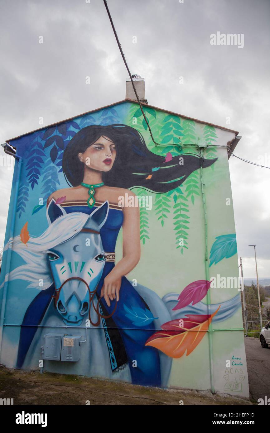 Milano, Italia. 5th Jan 2022. La Tuscia e l'alta Tuscia di Viterbo, l'antica terra degli Etruschi (Credit Image: © Carlo Vergani/Pacific Press via ZUMA Press Wire) Foto Stock