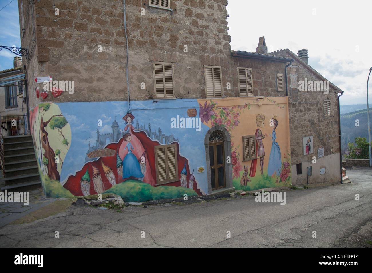 Milano, Italia. 5th Jan 2022. La Tuscia e l'alta Tuscia di Viterbo, l'antica terra degli Etruschi (Credit Image: © Carlo Vergani/Pacific Press via ZUMA Press Wire) Foto Stock