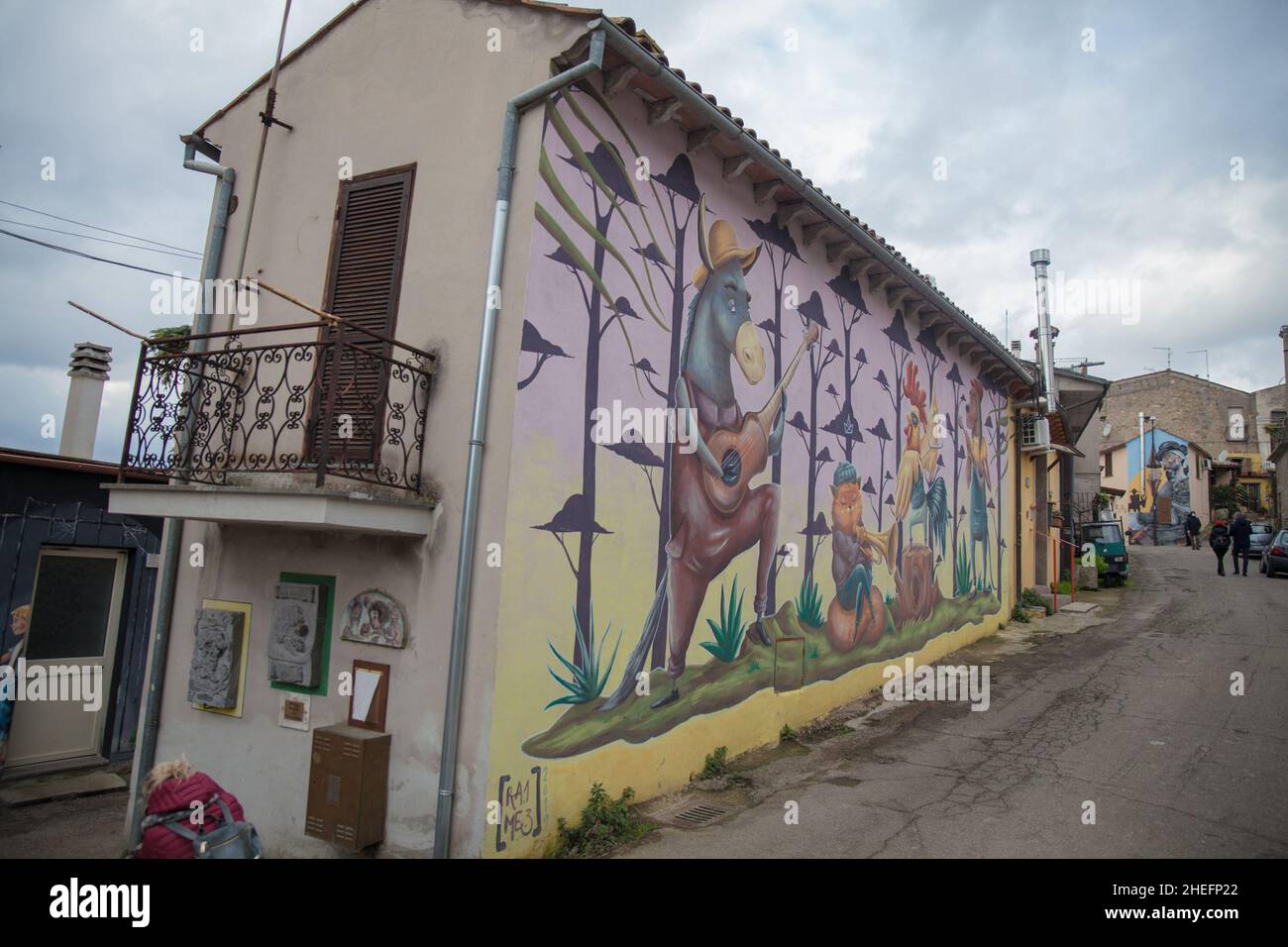 Milano, Italia. 5th Jan 2022. La Tuscia e l'alta Tuscia di Viterbo, l'antica terra degli Etruschi (Credit Image: © Carlo Vergani/Pacific Press via ZUMA Press Wire) Foto Stock