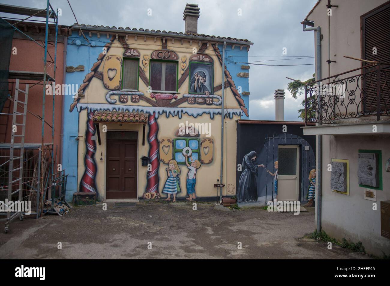 Milano, Italia. 5th Jan 2022. La Tuscia e l'alta Tuscia di Viterbo, l'antica terra degli Etruschi (Credit Image: © Carlo Vergani/Pacific Press via ZUMA Press Wire) Foto Stock