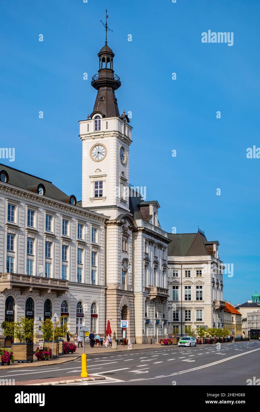Varsavia, Polonia - 19 settembre 2020: Palazzo storico Palac Jablonowskich Jablonowski ora sede di Citibank in via Senatorska a Srodmiescie Foto Stock