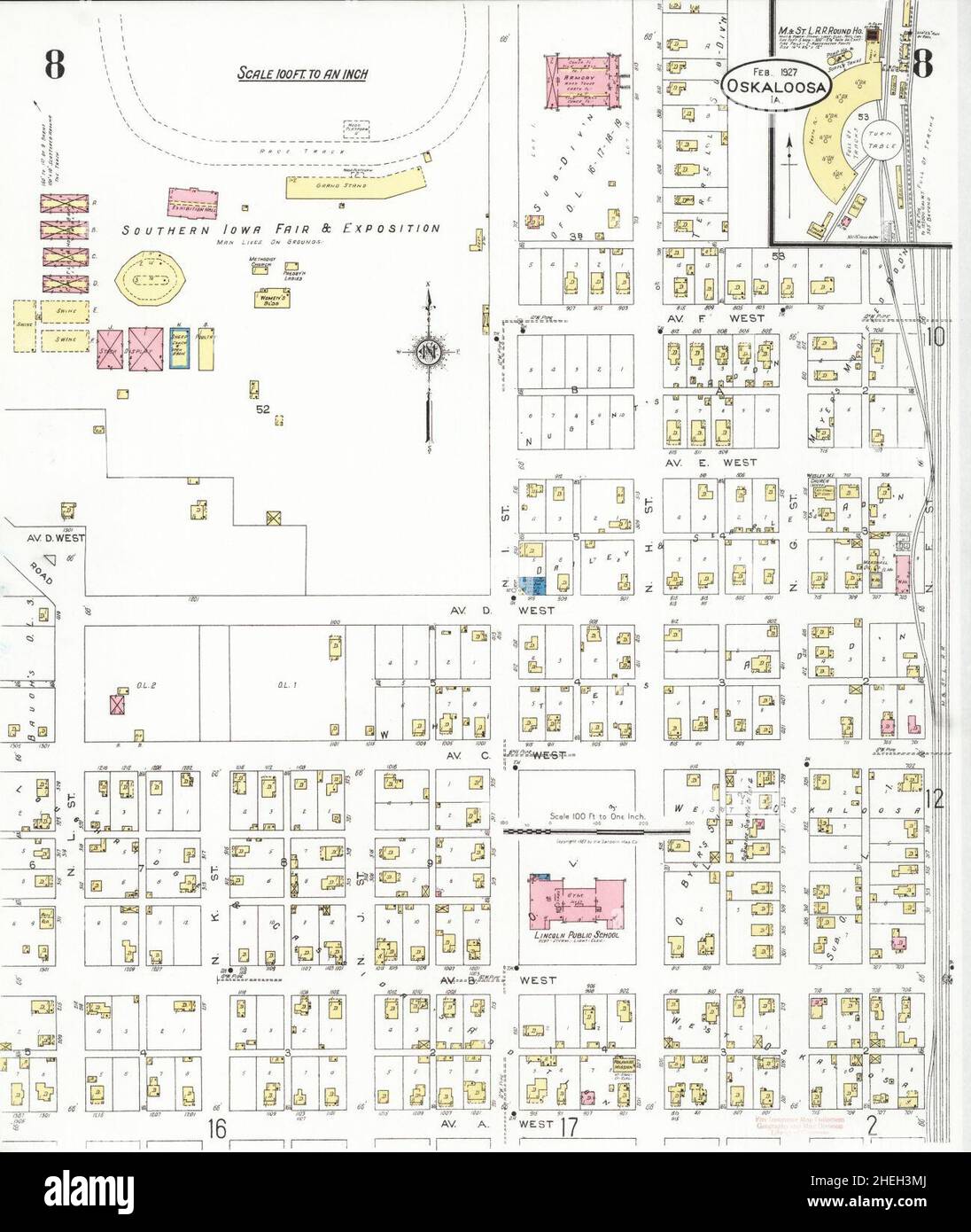 Mappa di oskaloosa immagini e fotografie stock ad alta risoluzione Alamy