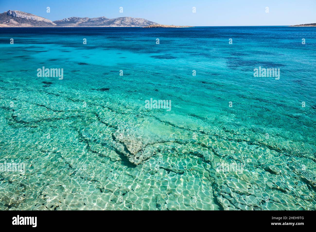 Koufonissi spiaggia Foto Stock