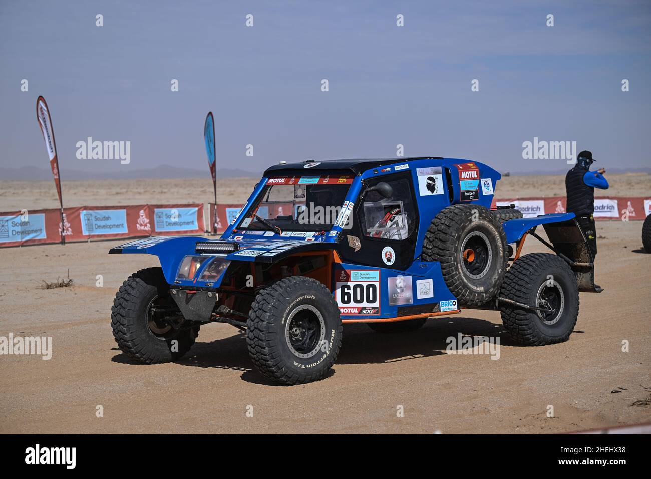 600 Tramini Gerard (fra), Totain Dominique (fra), Team 100% Sud Ouest, 2WD Oryx Sadev, Auto Open, in azione durante la tappa 8 del Rally Dakar 2022 tra al DawaDImi e Wadi ad Dawasir, il 10th 2022 gennaio a Wadi ad Dawasir, Arabia Saudita - Foto: Gigi Soldano/DPPI/LiveMedia Foto Stock