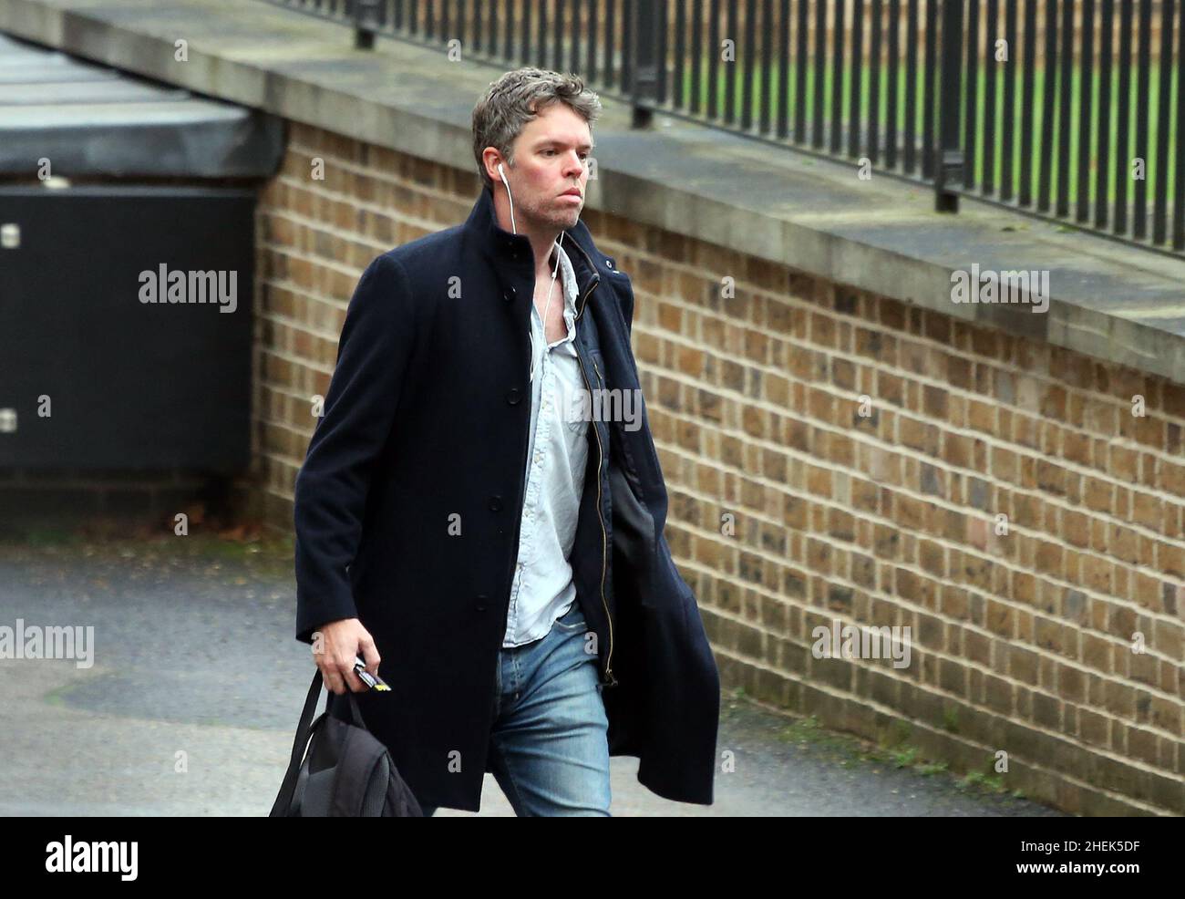 Londra, Inghilterra, Regno Unito. 11th Jan 2022. Consigliere speciale al Cancelliere dello scacchiere LIAM BOOTH-SMITH arriva al 11 Downing Street. (Credit Image: © Tayfun Salci/ZUMA Press Wire) Foto Stock