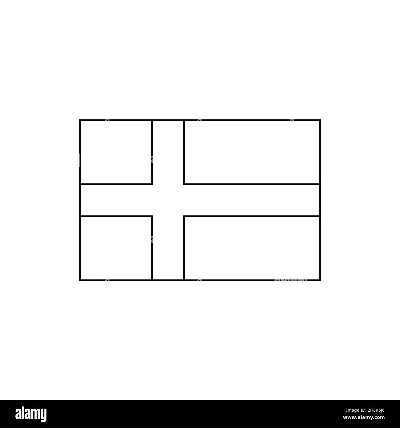 Bandiera della svezia Foto e Immagini Stock in Bianco e Nero - Alamy