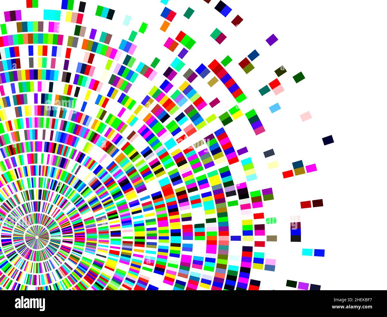 Visualizzazione dei dati, grafico o grafico dei dati genetici Foto Stock