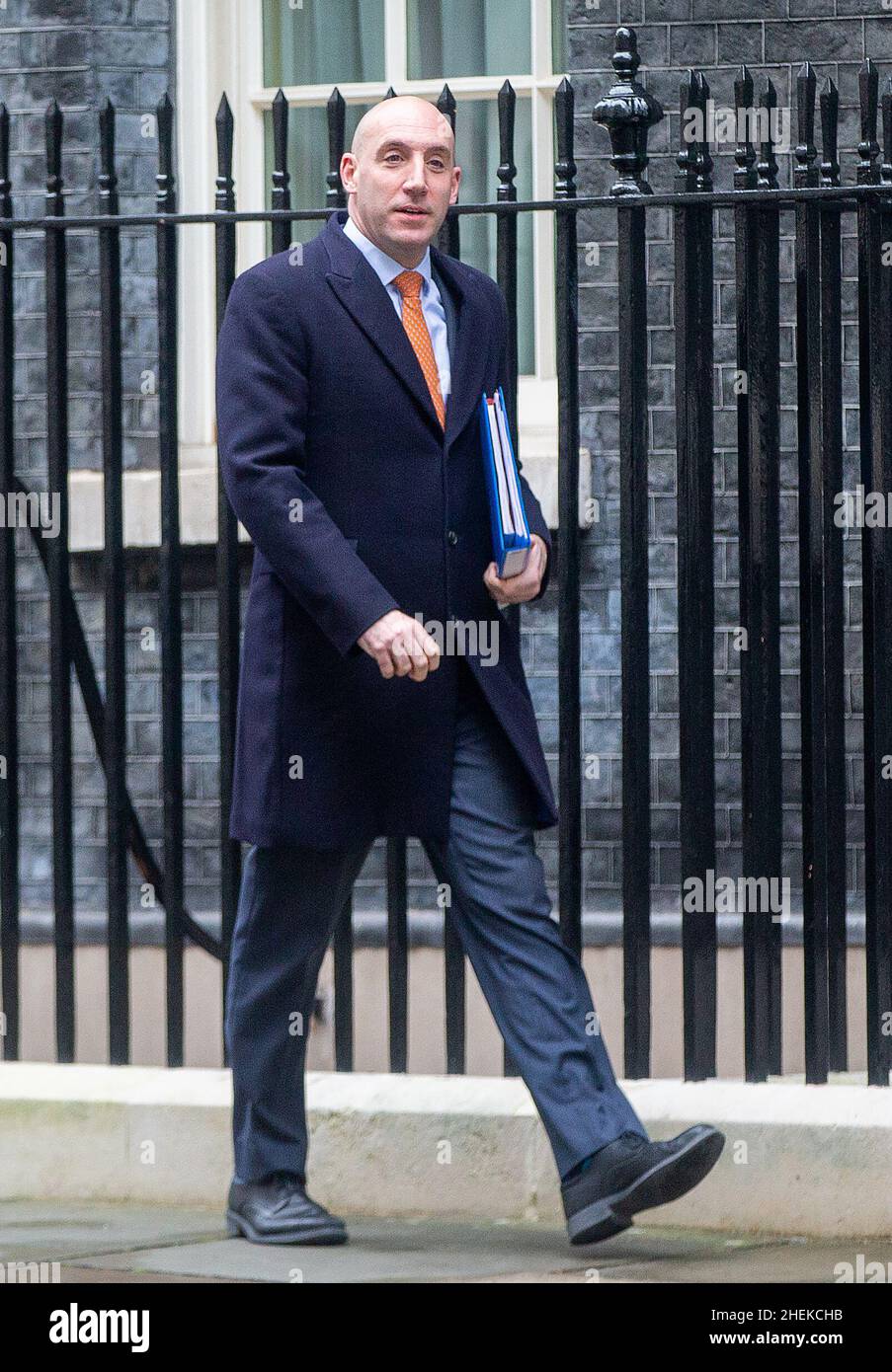 Londra, Inghilterra, Regno Unito. 11th Jan 2022. DAN ROSENFIELD, capo dello staff del primo ministro britannico Boris Johnson, si trova a Downing Street. (Credit Image: © Tayfun Salci/ZUMA Press Wire) Foto Stock