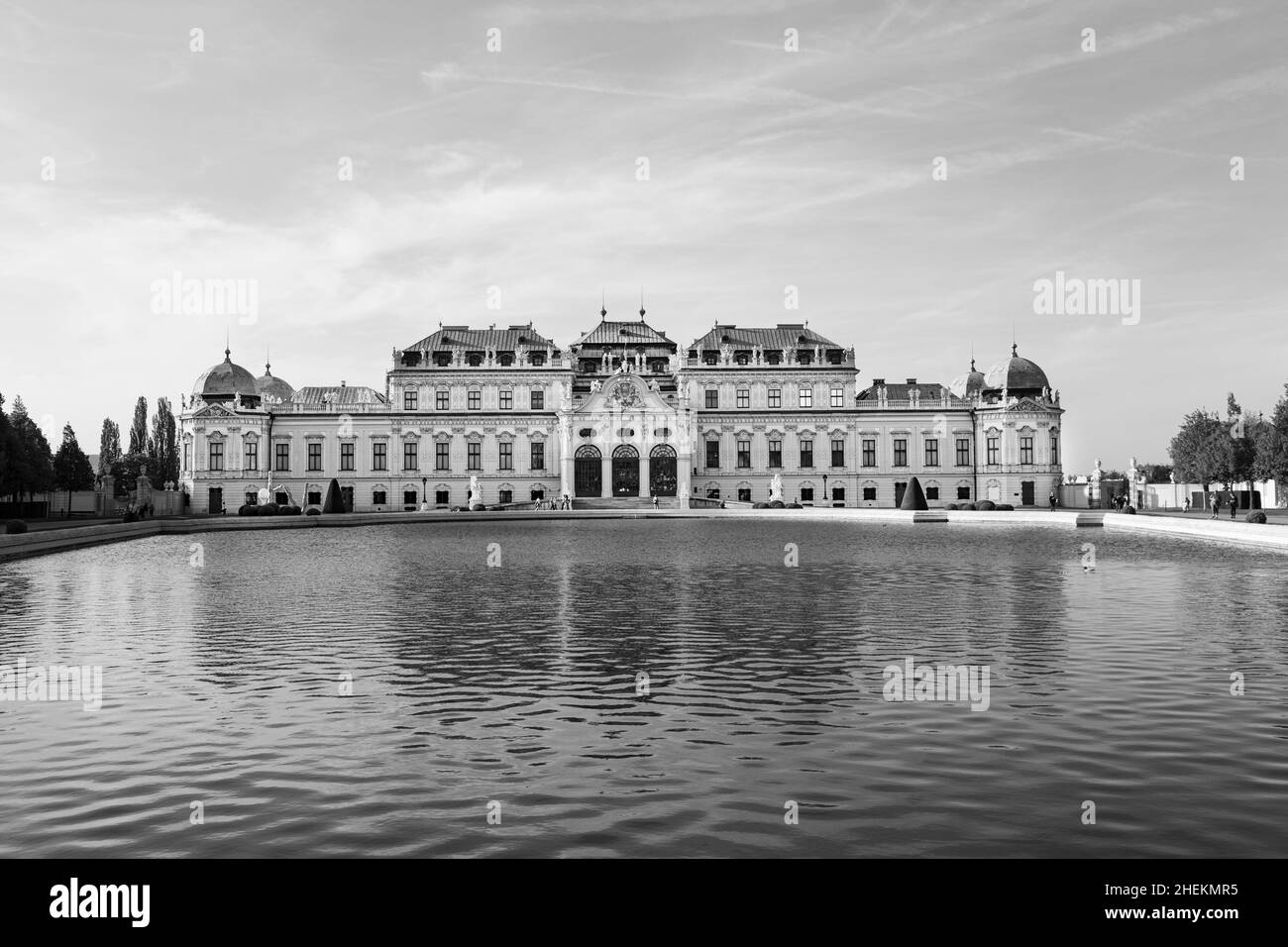 Il Palazzo del Belvedere in estate, Vienna, Austria Foto Stock