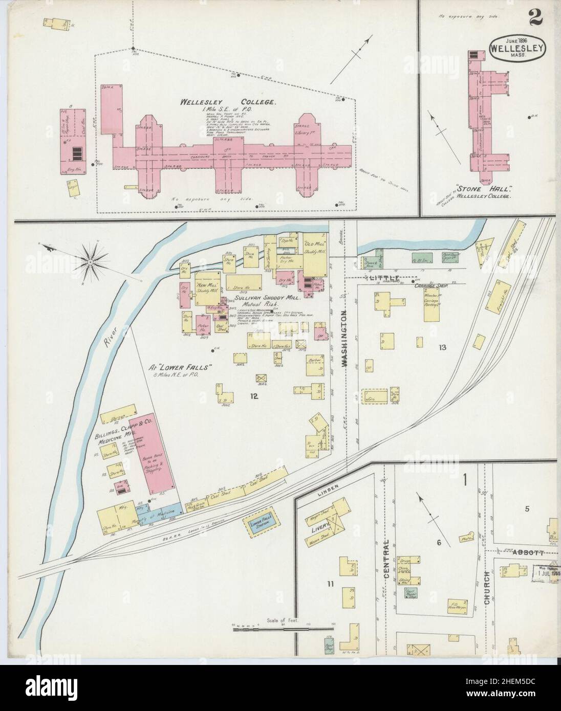 Mappa di wellesley massachusetts immagini e fotografie stock ad alta risoluzione Alamy
