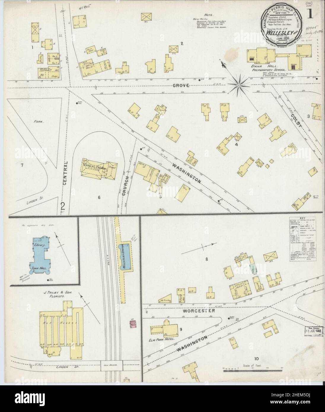 Mappa di wellesley massachusetts immagini e fotografie stock ad alta risoluzione Alamy