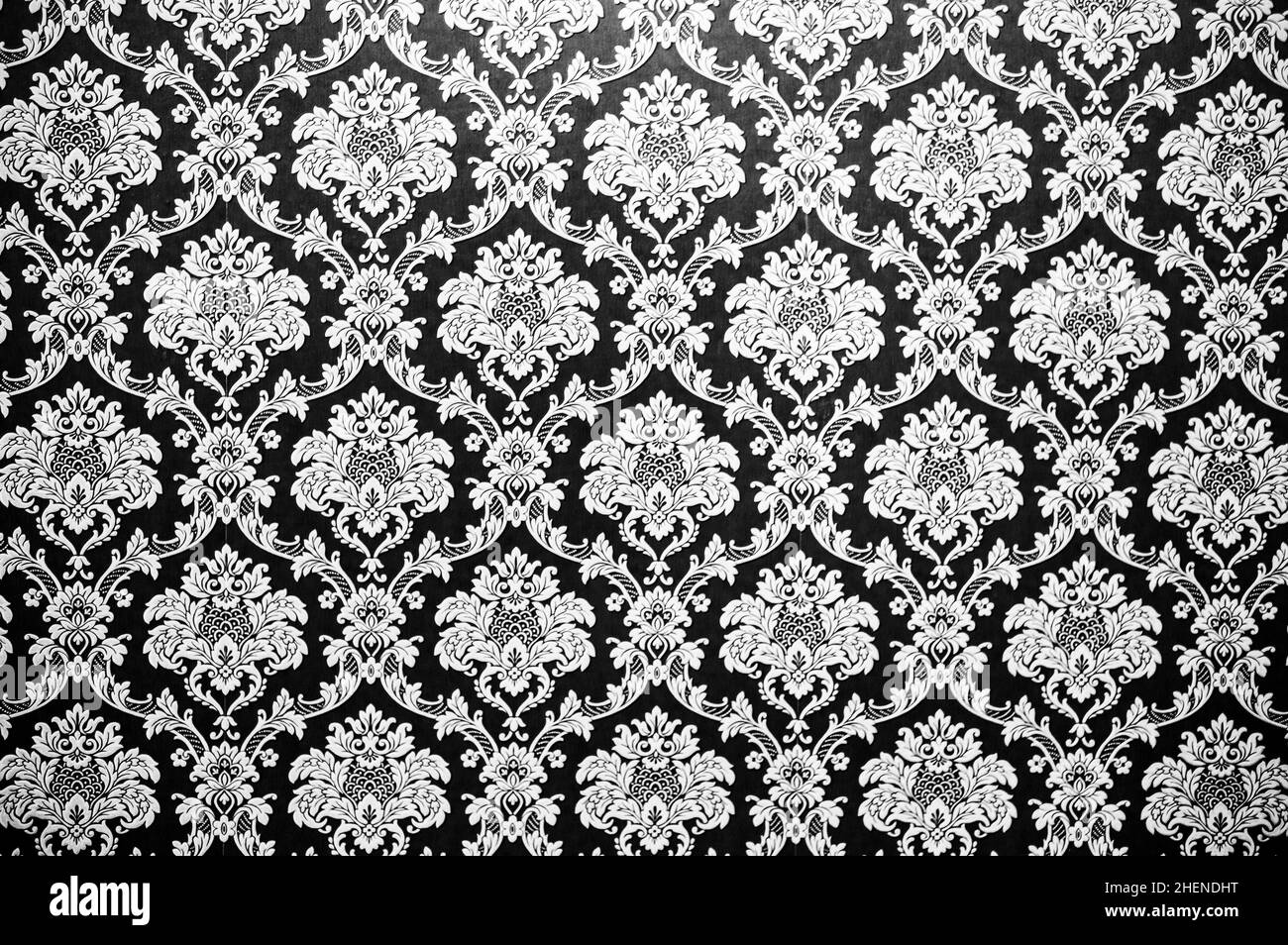 Modello di texture di pattern ripetuti sulla parete Foto Stock