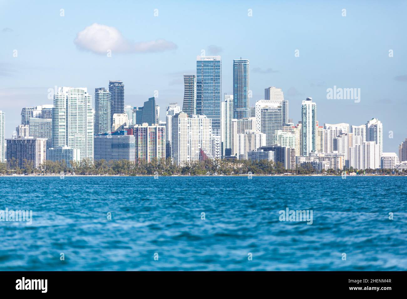 US Open Sailing Series - US Sailing. Serie di Coppa del mondo Hempel a Miami, Florida. Barche a vela. Foto Stock