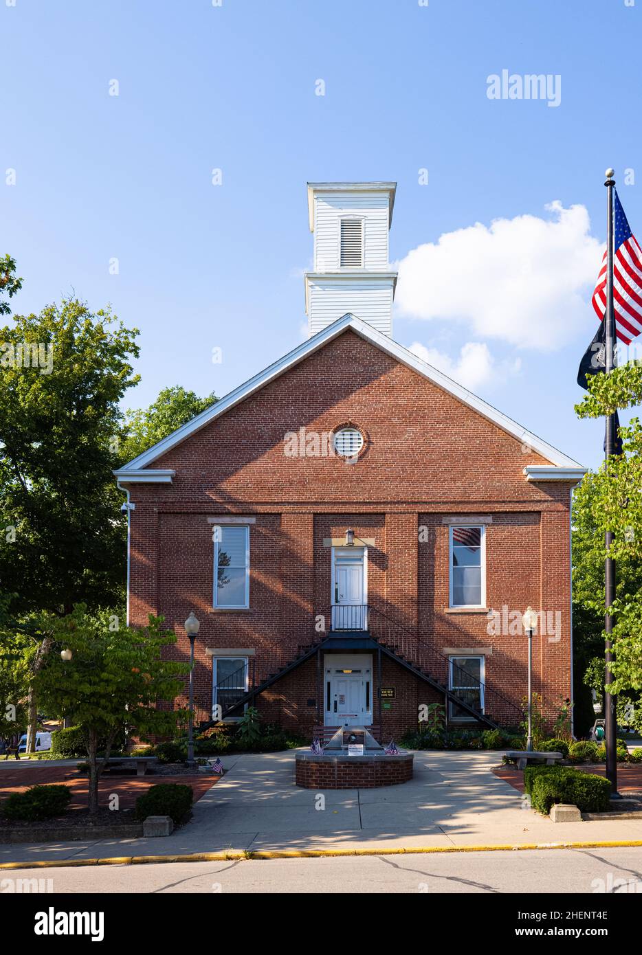 Nashville, Indiana, USA - The Brown County Courthouse Foto Stock